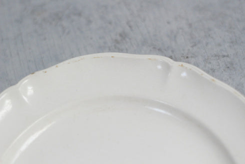 アンティーク皿 フラワーリムプレート 白 花リム皿 Villeroy & Boch2