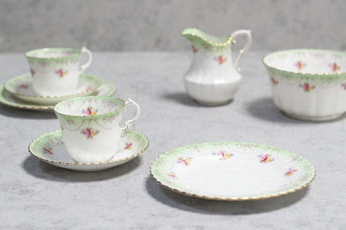 アンティークティーカップトリオ イギリス ROYAL ALBERT CROWN CHINA33