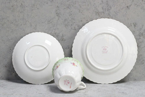 アンティークティーカップトリオ イギリス ROYAL ALBERT CROWN CHINA77