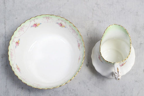 アンティークミルクポット シュガーボウル イギリス ROYAL ALBERT CROWN CHINA33