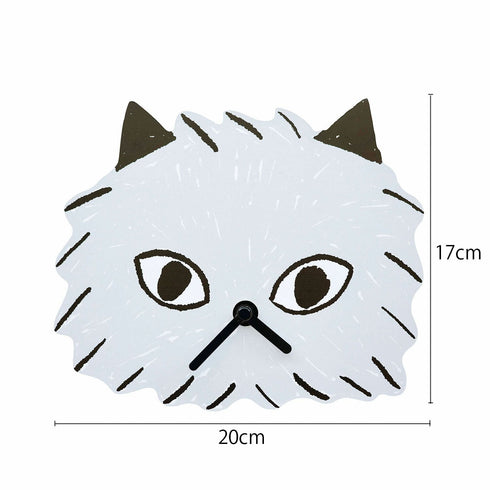 Yamabatosha ねこの壁掛け時計 キャットウォールクロック3