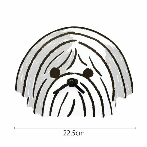 Yamabatosha 犬の壁掛け時計 ドッグウォールクロック3