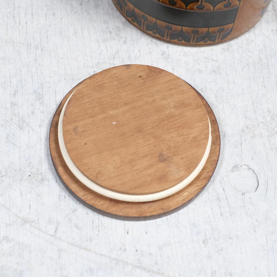 ヴィンテージ ホーンジーキャニスター/HEIRLOOM エアルーム ミッドセンチュリー 陶器の保存容器5
