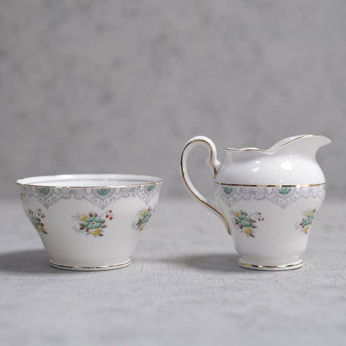 ヴィンテージミルクポット&シュガーボウルセット SIDONIA SALISBURY 「Salisbury Sidonia Bone China」11