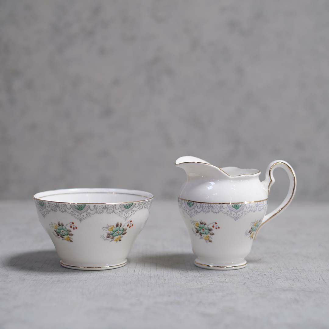 ヴィンテージミルクポット&シュガーボウルセット SIDONIA SALISBURY 「Salisbury Sidonia Bone China」22