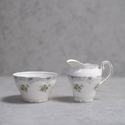 ヴィンテージミルクポット&シュガーボウルセット SIDONIA SALISBURY 「Salisbury Sidonia Bone China」22