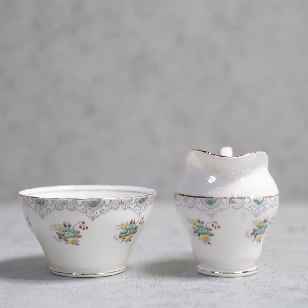 ヴィンテージミルクポット&シュガーボウルセット SIDONIA SALISBURY 「Salisbury Sidonia Bone China」44
