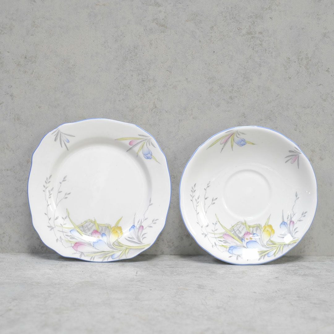 アンティークティーカップ5陶器 ROYAL STAFFORD ロイヤルスタッフォード5