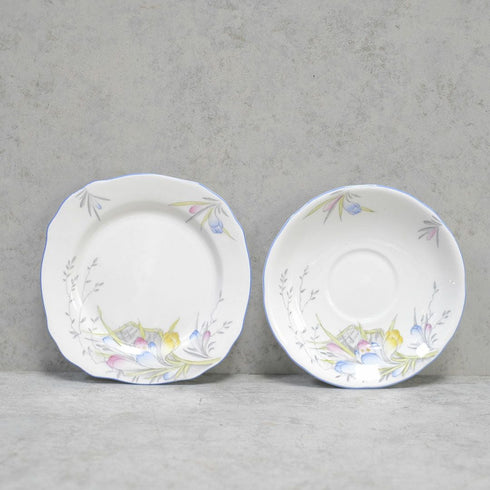 アンティークティーカップ5陶器 ROYAL STAFFORD ロイヤルスタッフォード5