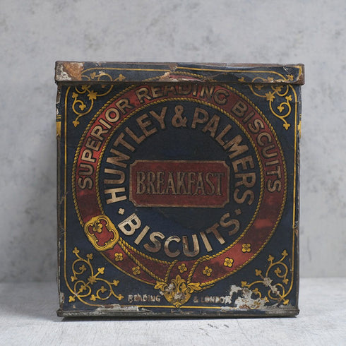 アンティーク ビスケットティンボックス イギリス HUNTLEY&PALMERS BISCUITS