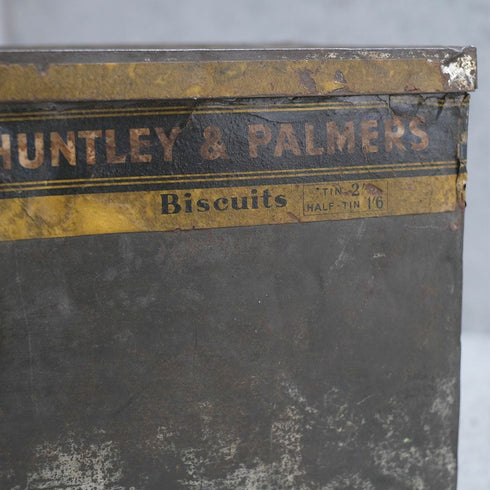 アンティーク ビスケットティンボックス イギリス HUNTLEY&PALMERS BISCUITS