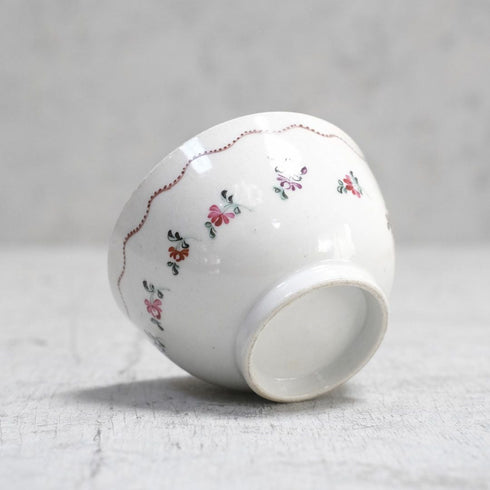 アンティーク ティーボウル 花 イギリス陶器66