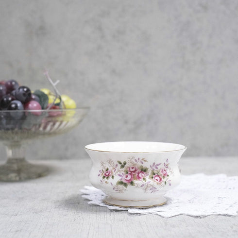 ヴィンテージ Royal Albertシュガーボウル/lavender rose ロイヤルアルバート イギリス ラベンダーローズ陶器6