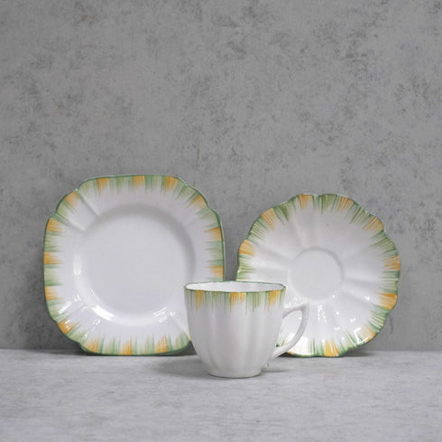 アンティーク ティーカップトリオ アールデコ イギリス MELBA BONE CHINA メルバ3