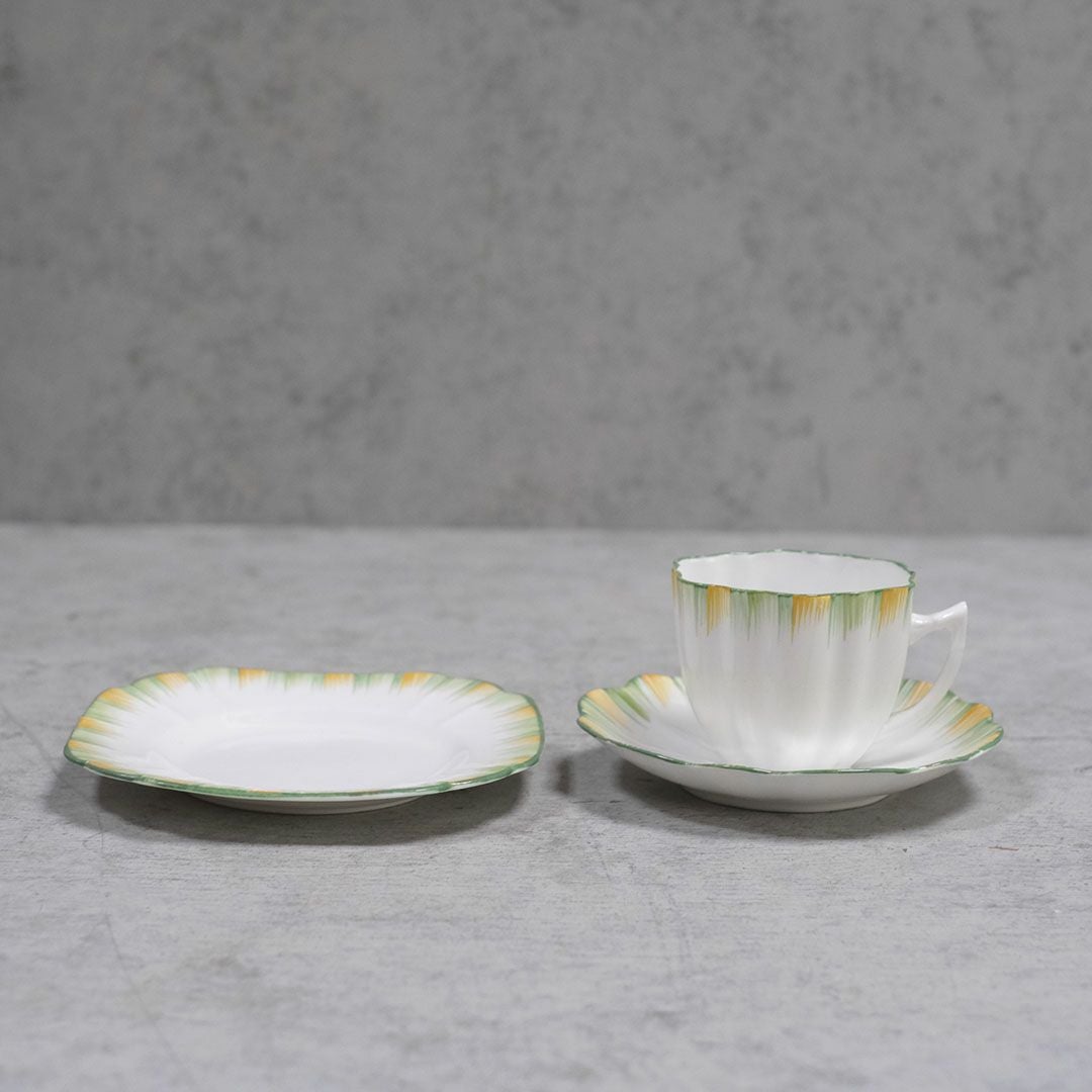 アンティーク ティーカップトリオ アールデコ イギリス MELBA BONE CHINA メルバ4