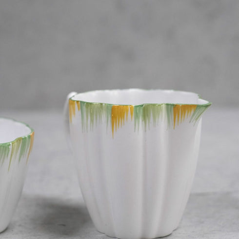 アンティーク ミルクジャグ シュガーボウル アールデコ イギリス MELBA BONE CHINA メルバ4