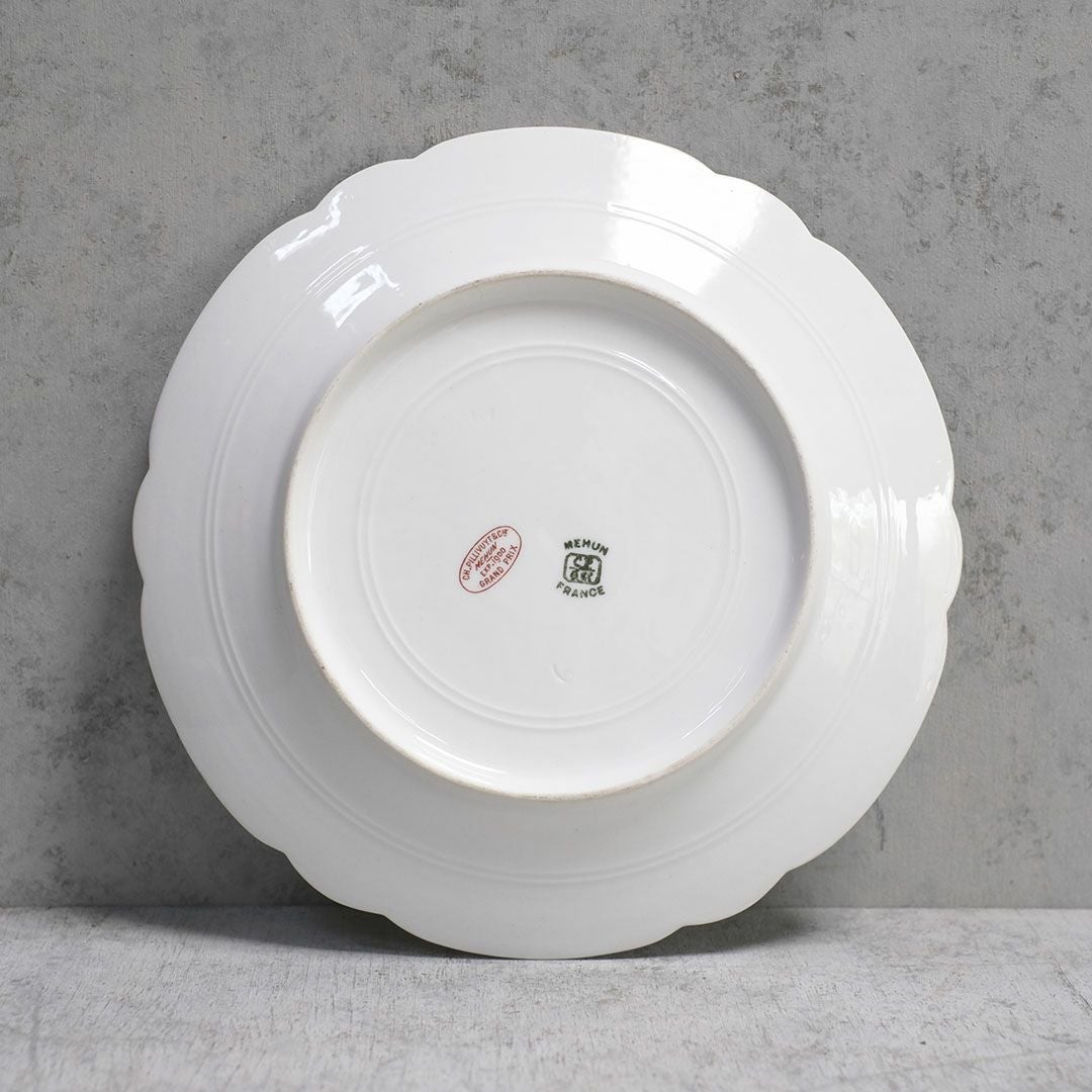 アンティーク皿 フランス CH.PILLIVUYT & CIE ディナープレート7