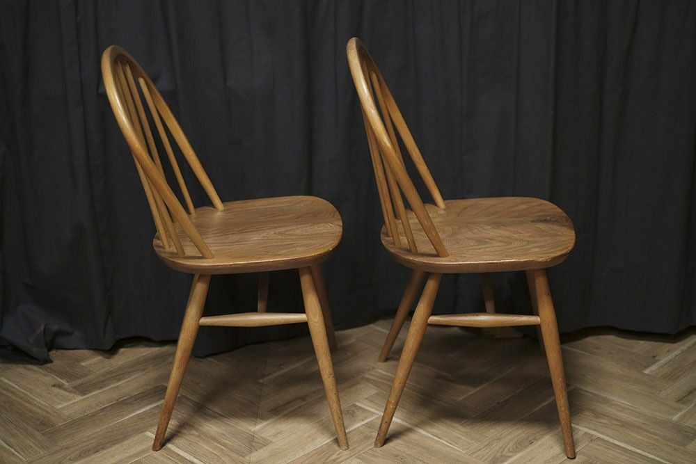 ヴィンテージ アーコールチェア フープバックチェア 椅子 1960~70年代4