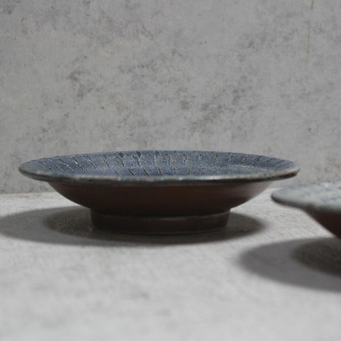 やちむん 沖縄 宮城正享 5寸皿 読谷村北窯 飛鉋6