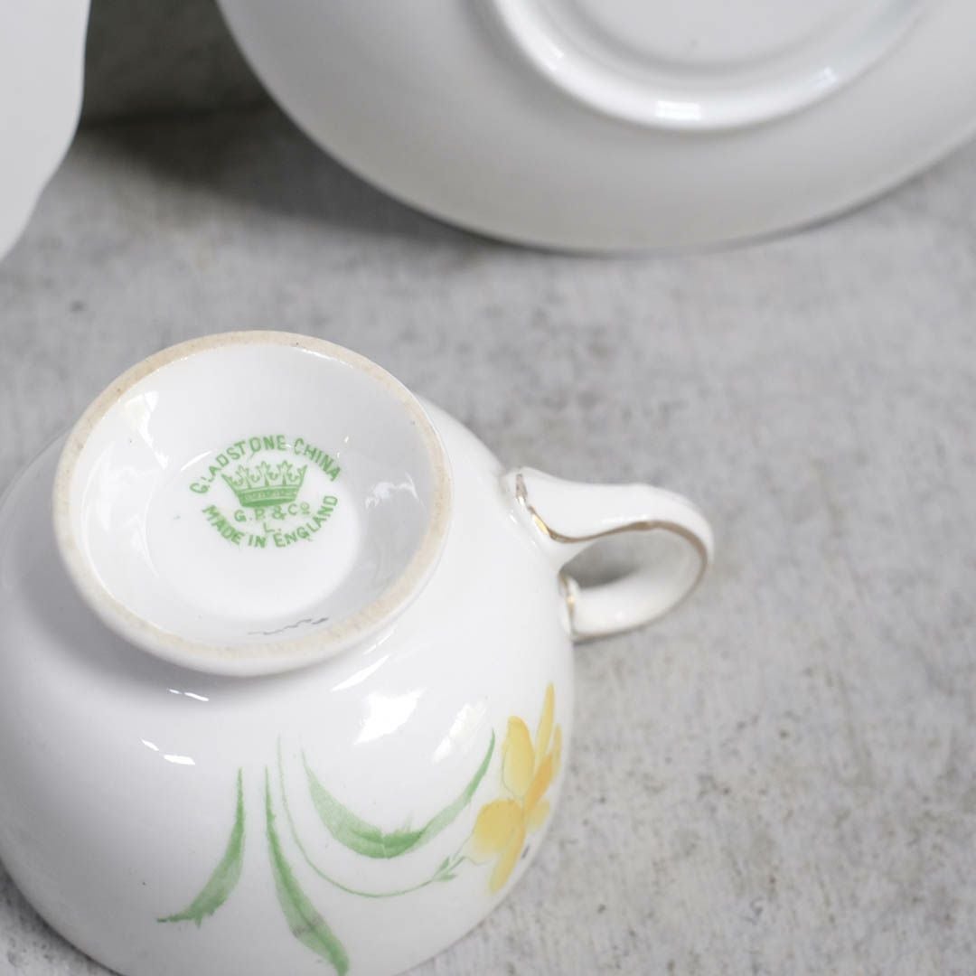 アンティークティーカップトリオ GLADSTONE CHINA イギリス GP&CO4