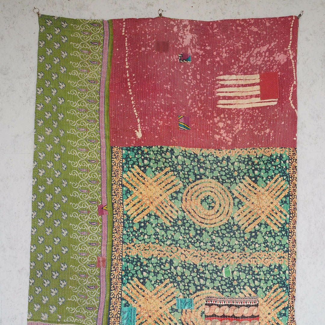 KANTHA(カンタ)・パッチワーク刺し子の大判ファブリック1