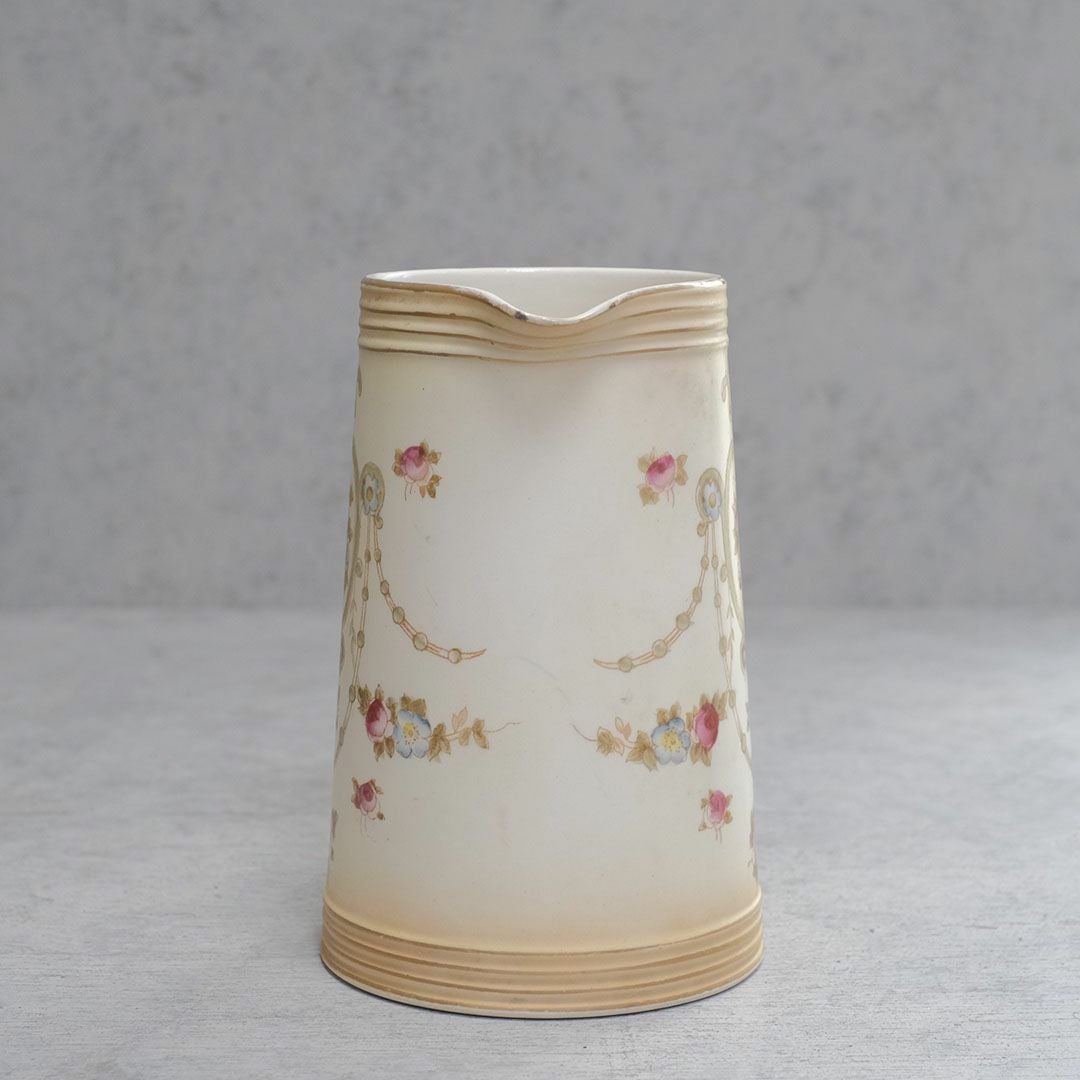 アンティークジャグ イギリス CROWN DEVON(クラウンデボン) 陶器の花瓶 h17.5cm33