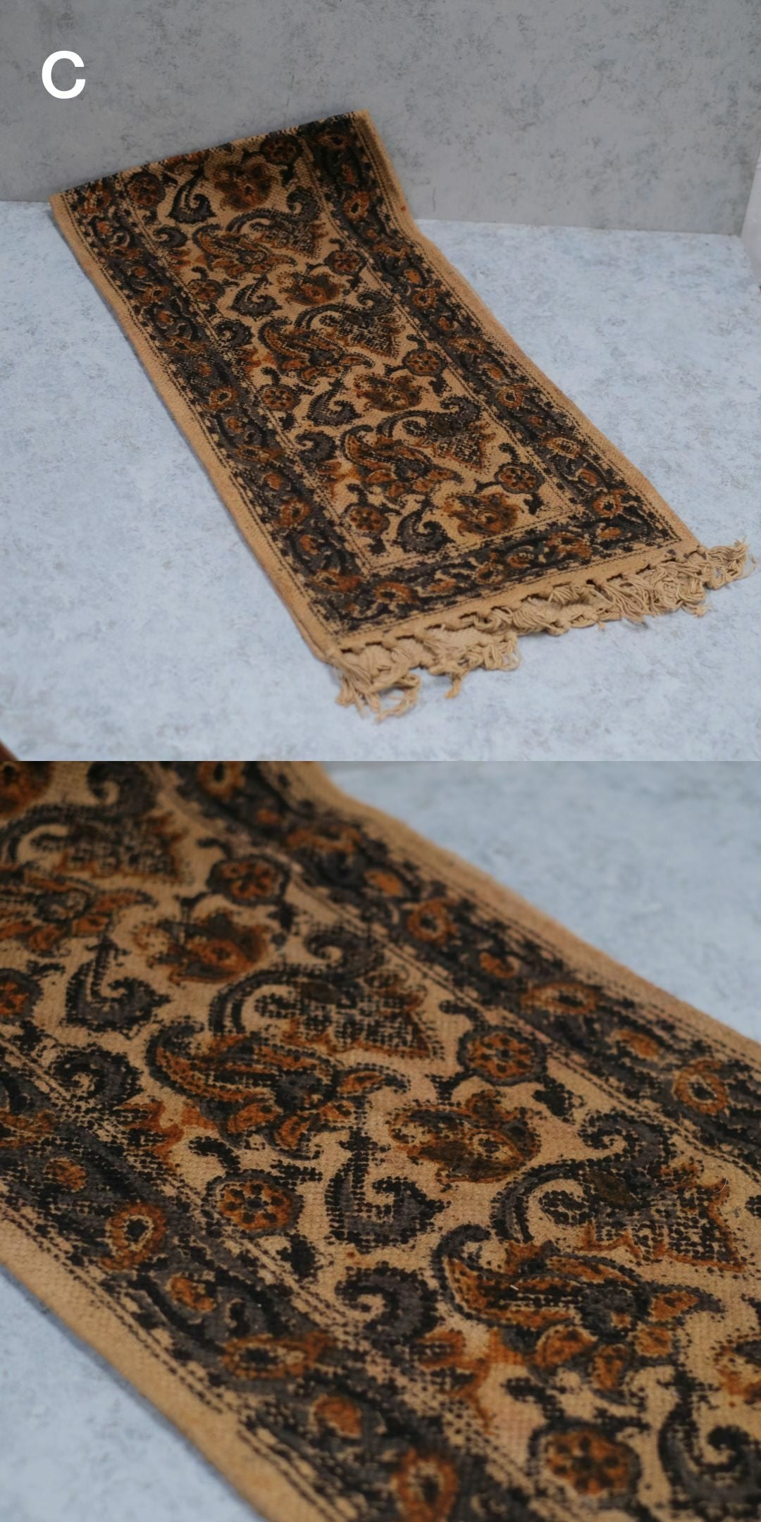 カラムカリラグキッチンマット 35cm×150cm5