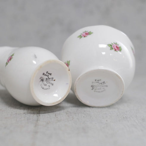 アンティーク Roslyn China ティーカップトリオ ミルクジャグ シュガーボウル アンティーク食器10