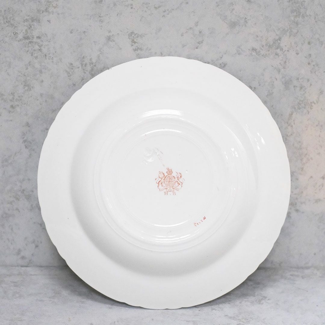 アンティークスープ皿 Dieu et mon droit アンティークイギリス アンティーク食器5