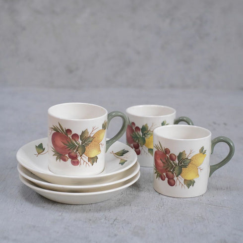 ヴィンテージデミタスカップ&ソーサWEDGWOOD COVENT GARDEN ウェッジウッド コベントガーデン44