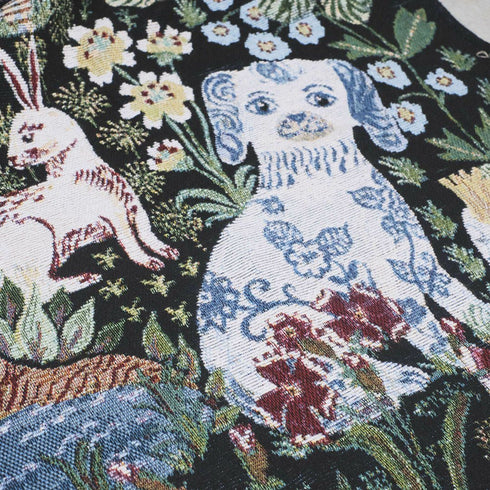 Nathalie Lete(ナタリーレテ) タペストリー ソファーカバー Garden 動物の庭4