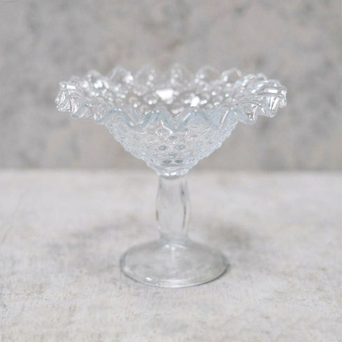 ヴィンテージ ホブネイルコンポート FENTON アメリカ デザートカップ アンティーク食器1