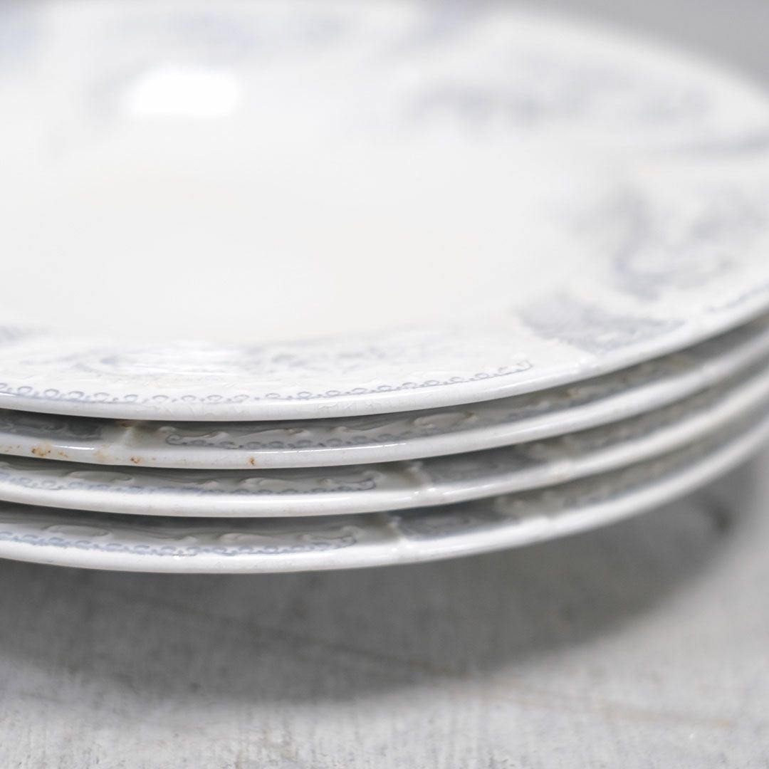 アンティークLONGWY(ロンウィー)スープ皿 フランス/アンティーク食器55