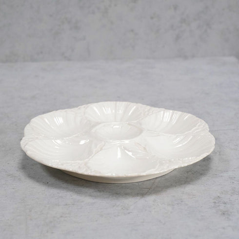 ヴィンテージオイスタープレート フランス 牡蠣専用皿 /アンティーク食器22