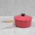 ヴィンテージ Le Creuset(ルクルーゼ)鍋 赤 片手鍋 フランス L22