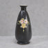 アンティークフラワーベース イギリス CROWN DEVON 黒 陶器花瓶44