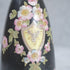 アンティークフラワーベース イギリス CROWN DEVON 黒 陶器花瓶55