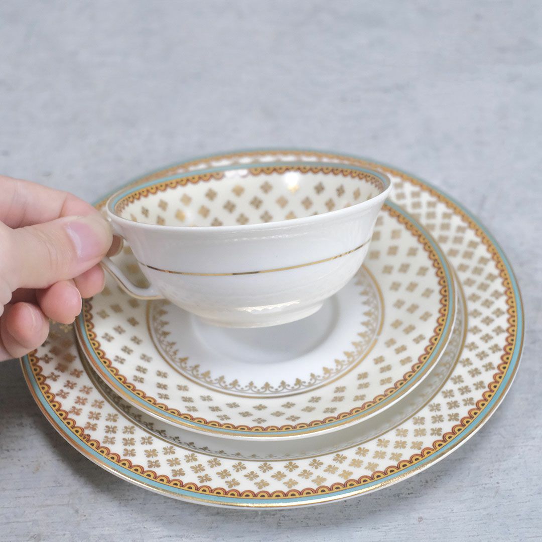 アンティークティーカップ&ソーサトリオ LIMOGES リモージュ BAYNAUD アンティーク食器44