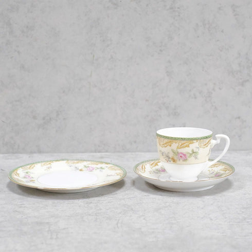 ヴィンテージティーカップトリオ Noritake ノリタケ FOREIGN11