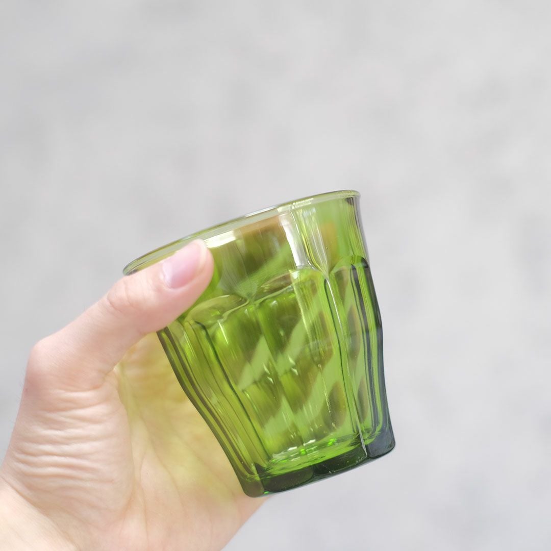 DURALEX(デュラレックス) フランス製 おしゃれカフェ風のピカルディーグラス 250ml/グリーン1