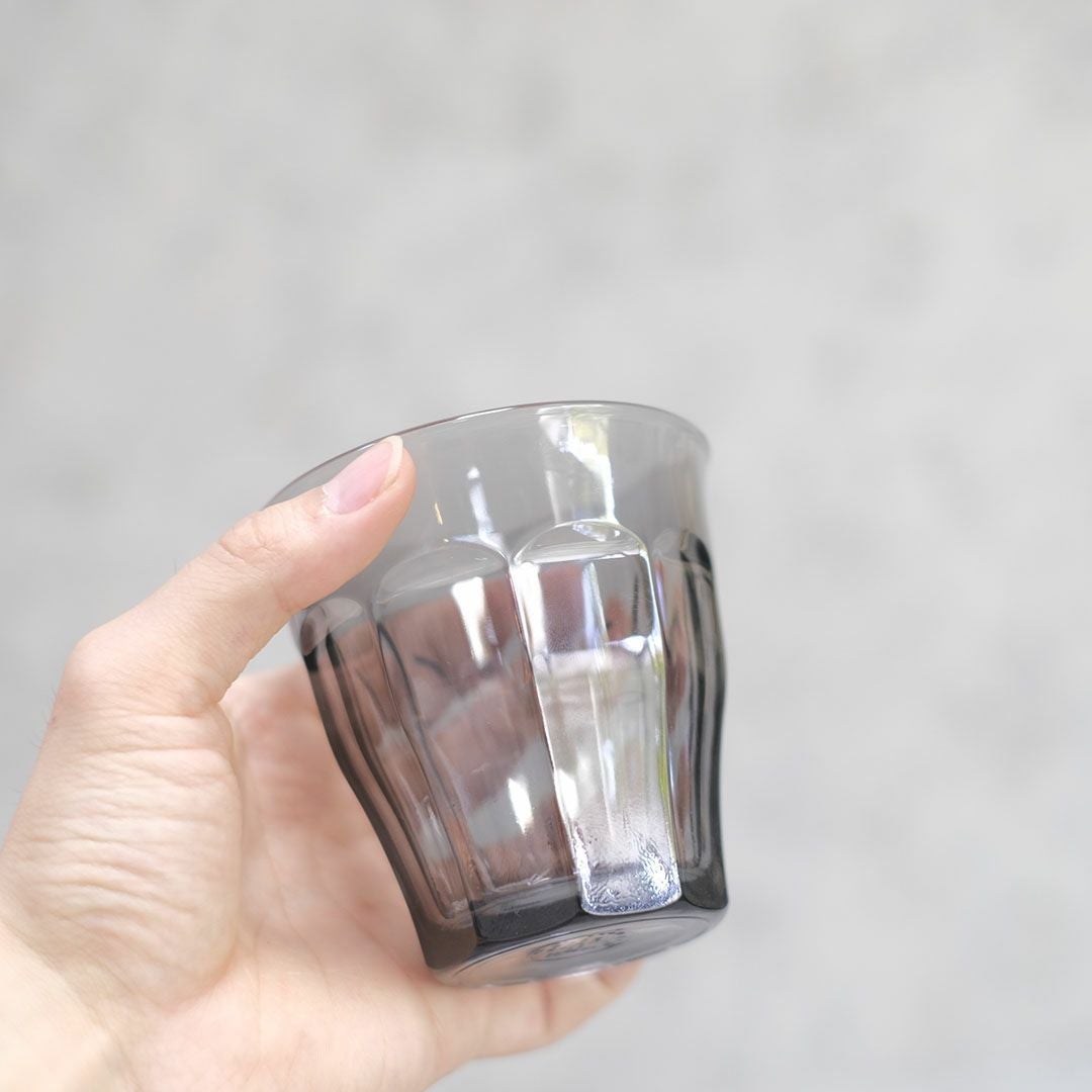 DURALEX(デュラレックス) フランス製 おしゃれカフェ風のピカルディーグラス 250ml/グレイ1