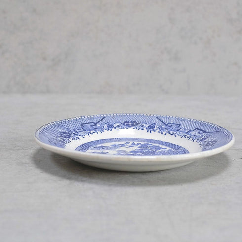 アンティークブルーウィロー皿 GIEN ジアン フランス アンティーク食器33