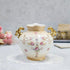 アンティークフラワーベース イギリス CROWN DEVON 陶器の花瓶 鳥と花1