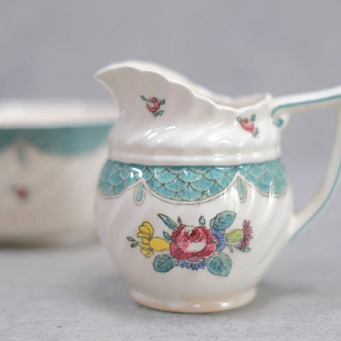 アンティーク ROYAL DOULTON ロイヤルドルトン ミルクジャグ シュガーボウルイギリス3