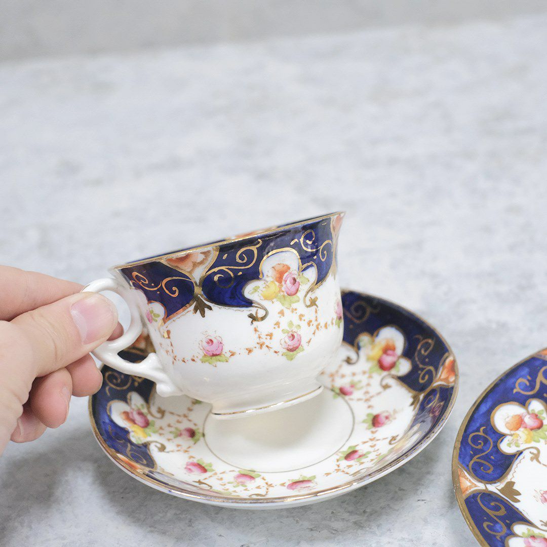 アンティークティーカップトリオ BESWICK & SONS イギリス アンティーク食器2