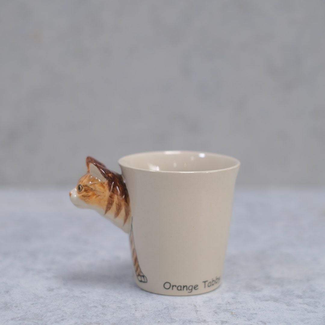動物マグカップ ねこ(茶トラ)3