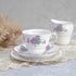 ヴィンテージティーカップトリオ Colclough(コルクラフ)菫 バイオレット イギリス
