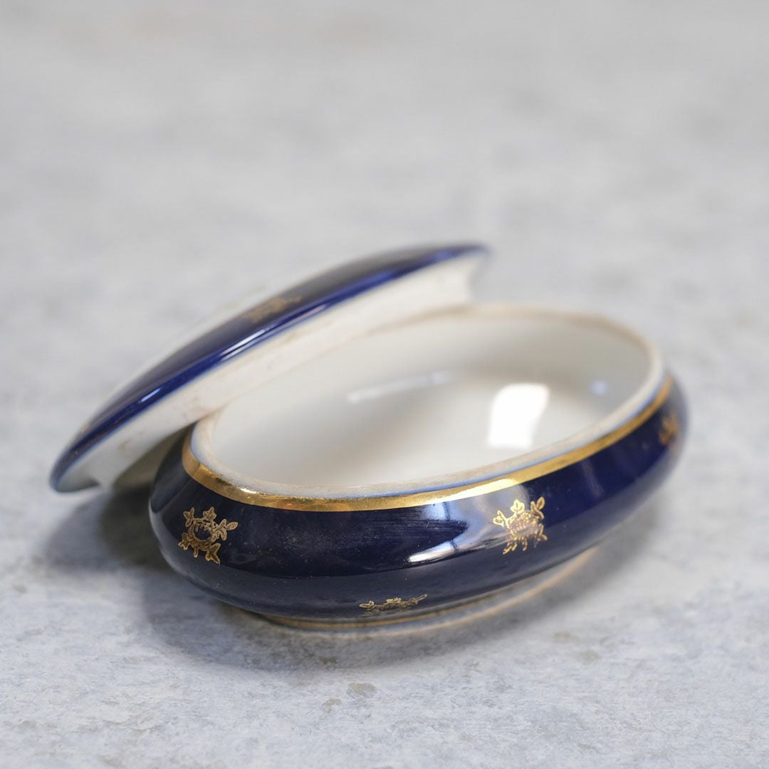 アンティーク小物入れ LIMOGES(リモージュ) フランス 陶器のケース4
