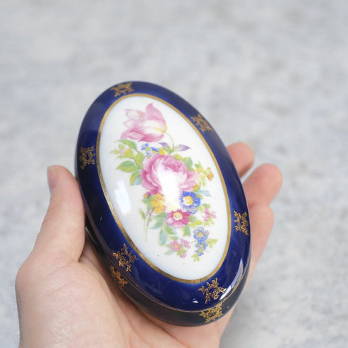 アンティーク小物入れ LIMOGES(リモージュ) フランス 陶器のケース6