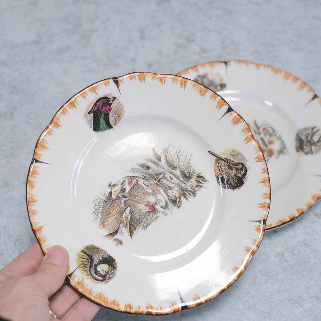 アンティークデザート皿 フランス LINCOLOR G.BRACHET アンティーク食器44